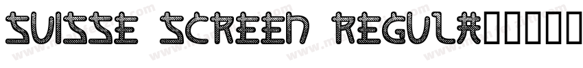 Suisse Screen Regula字体转换